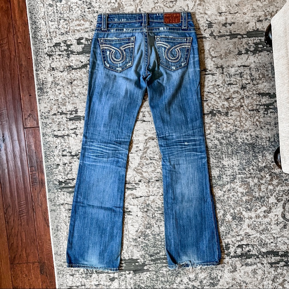 Vintage big star low rise “liv” bootcut jeans, size 27 long